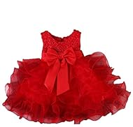 Girls  Sequined Flower-Girl Dress/Party Dress  With Pearls