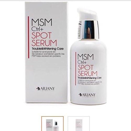 Best Unisex Korea Anti Acne and Rapair Serum -100% Natural Ingredients- No Chemical-msm Ctrl+ Serum -Gets Rid of Red or Irritated Spots,pimple Scars.,and Breakout Skin From Bad Cosmetics,made in Korea- 50 Ml