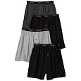 Hanes Men's 4-Pack Classics Comfort Soft Waistband  Knit Boxer Underwear