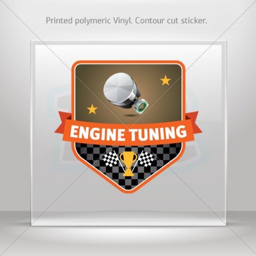 Decals Sticker Sound Tuning performance Sign car helmet window bike Garage door 6 X 5.4 Inches Vinyl color print 0600 W8W87