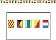 Nautical Flag Banner Party Accessory (1 count) (1/Pkg)