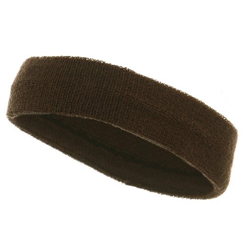 Headbands (terry)-Brown W15S25C