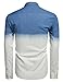 Coofandy Men's Fashion Turn Down Collar Dress Shirt Long Sleeve Casual Shirts