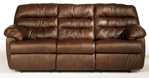 Reno Brown Reclining Sofa by Ashley Furniture