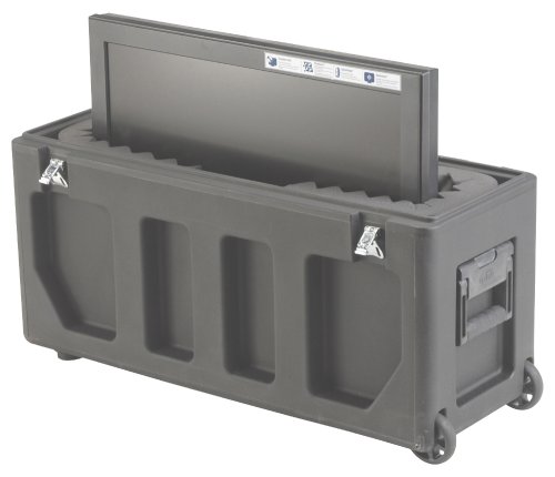 SKB Equipment Case Roto-Molded LCD Case fits 20 - 26 Screens Universal Foam Pad Set