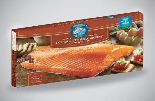 2 - 24 oz Smoked Copper River Sockeye Salmon - 48 oz Total by Copper River Seafoods