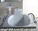 Jacuzzi AMI7236WLR-2CJ Amiga BP69 Drop In Chromatherapy Whirlpool Tub Left Hand