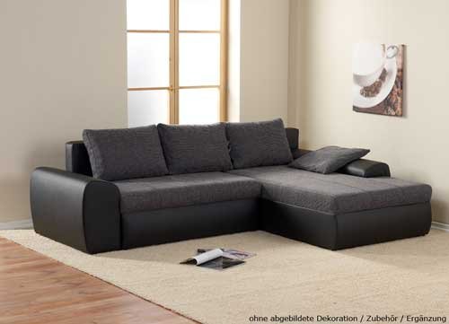 Komplette Wohnlandschaft inkl. Ottomane, Schlaffunktion, Bettkasten