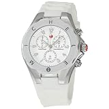 Michele Women's MWW12F000001 Tahitian Jelly Bean White Dial Watch