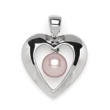 Freshwater Pearl Pendant in 14K White Gold