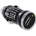 Auto USB Ladeger&auml;t mikro schwarz 0,7 A / f&uuml;r 12V & 24V