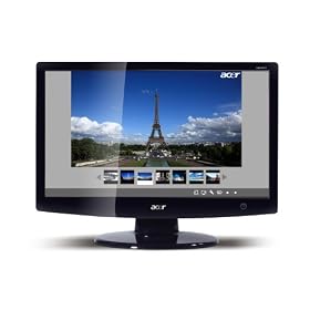 Acer D240H bmidp 24-Inch Widescreen Photo Frame LCD Monitor- Black