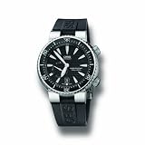 Oris Men's 64376377454RS Divers Titan Small Second Date Automatic Black Dial Watch