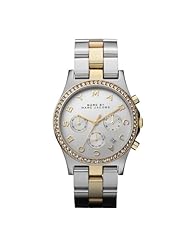Marc by Marc Jacobs Henry Chrono Silver Dial Womens Watch - MBM3197