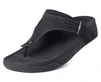 Men's FitFlop DASS in Black Nubuck.