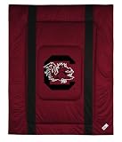 SOUTH CAROLINA GAMECOCKS OFFICIAL LOGO FULL / QUEEN SIZE JERSEY COMFORTER