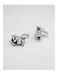 Rabbit Charm In 92.5 Sterling Silver