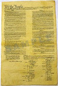 Set of Constitution, Declaration of Independence, Bill of Rights