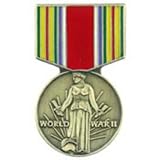 WWII Victory Medal Pin 1 3/16