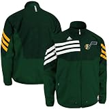 NBA adidas Utah Jazz Dark Green On-Court West Full Zip Jacket (X-Large)