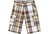 Lot 29 - Lot 29 Bright Brown Plaid Shorts