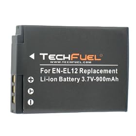 Nikon Coolpix S8100 Digital Camera Battery - Premium TechFuel® EN-EL12 Battery