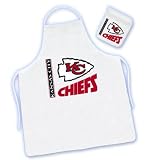 KANSAS CITY CHIEFS OFFICIAL CHEF'S APRON + OVEN MITT