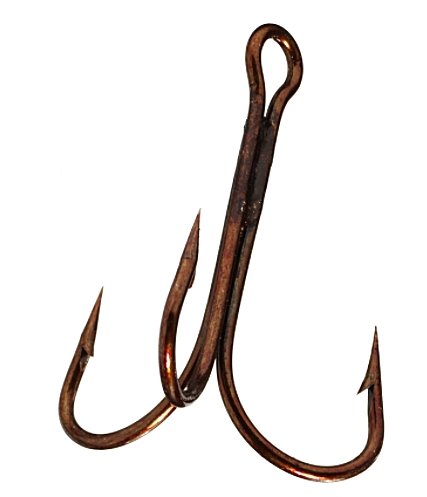 (12 pack) 8/0 treble paddlefish snagging hooks 