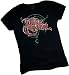 The Dark Crystal Symbol Logo Crop Sleeve Fitted Juniors T-Shirt