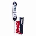 CDN Q2-450 Proaccurate Quicktip Digital Thermometer on a rope, Black.