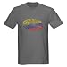 Colombian Stamp Black T-Shirt Colombia Dark T-Shirt by CafePress