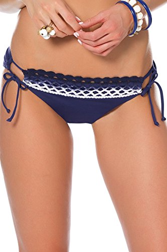 Becca by Rebecca Virtue Women's Loop Tie Side Hipster Bikini Bottom