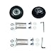 Mute Wear-resistant Luggage Suitcase Wheels Roller Skating Wheels Replacement Kit Outer Diameter 70mm Bearing Hole Diameter 8mm