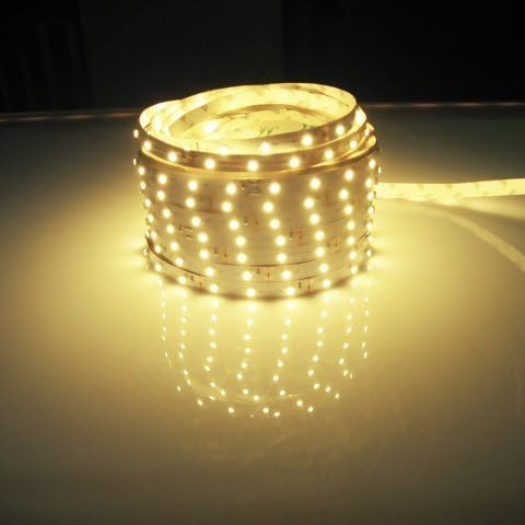 LED2020 LD-SP-WW 2-Amp 12VDC 24-watt Plug-N-Play Indoor Warm White 3000K LED Flexible Light Strip with Wire Jumper Included, 16.4-Feet by LEDepot LLC