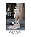 IMAGE OF French Quarter Living Statue Stretched Canvas Poster Print by Cynthia Stephens Williams, 20x24