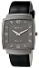 Invicta Men's Slim Collection Square Black Leather Watch #5133