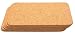 T&G Set of 6 Rectangular Table Mats In Natural Cork 28x20.5cm