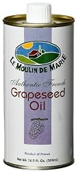 Le Moulin de Marie Grapeseed Oil, 16.9-Ounce Cans (Pack of 3)