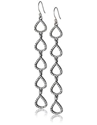 Lucky Brand "Icicle" Pave Linear Drop Earrings