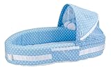 LulyBoo Baby Lounge to Go, Blue Dots