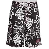 Tampa Bay Buccaneers GIII NFL Hawaiian Print Swim Trunks