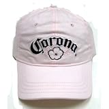 Corona Alcohol Beer Hat - Pink Navy Flower Name Logo Baseball Cap