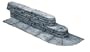 Emsco Group 2032 6 Sections/60-Feet Total Length of Bedrocks Poly Landscape Edging, Stacked Natural Slate
