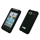 EMPIRE Black Rubberized Snap-On Cover Case for Sprint HTC EVO Shift 4G