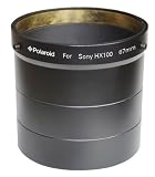 Produkt-Bild: 67 mm Polaroid Aluminium Objektiv- und Filter-Adaptertube f&uuml;r die Sony DSC-HX100 digital Kamera
