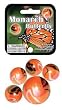 Mega Marbles - MONARCH BUTTERFLY MARBLES NET (1 Shooter Marble & 24 Player Marbles)