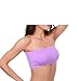 HOVEOX Women's Plus Size Strapless Stretch Seamless Padded Bandeau Tube Top Bra