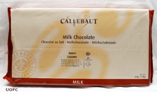 Callebaut Milk Chocolate C823NV 5kg (11lbs) Slab by Callebaut