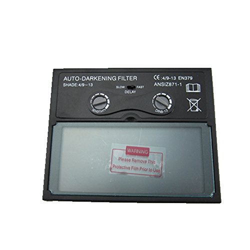 110mm x 90mm Auto Darkening Welding Lens Filter 4/9-13