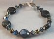 Khine Eye w/Montana Blue Hand crafted Swarovski Bracelet